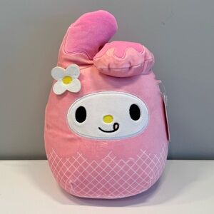 Brand new 8” My Melody Hello Kitty and Friends Squishmallows